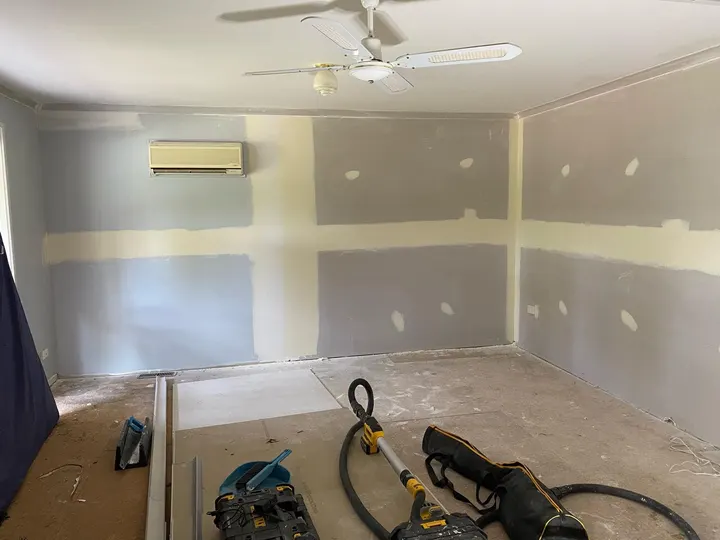 Bedroom stopped up and corniced on a renovation in Ascot