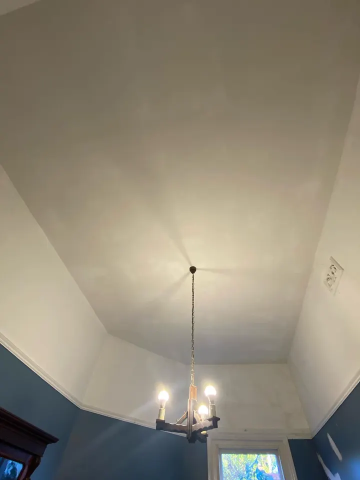 Bedroom ceiling and cornice repaired in Castlemaine